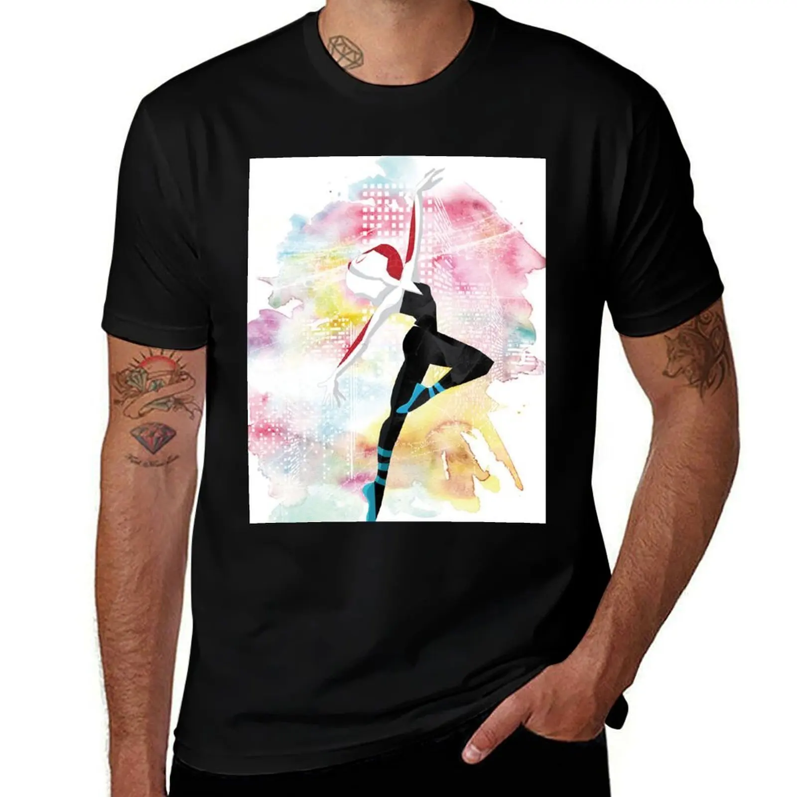 

Gwen Stacy T-Shirt Basic Casual Short Sleeve Cotton Shirt