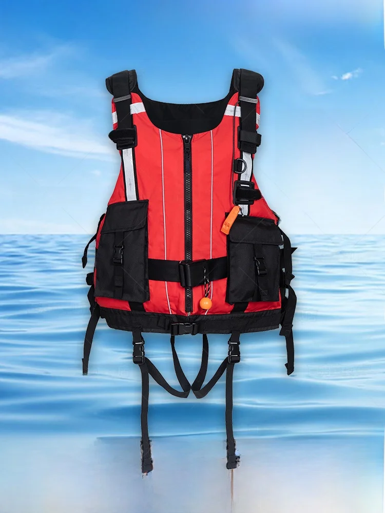 high-buoyancy-life-jacket-150n-water-rescue-vest-for-rapid-flow-river-rescue-fire-rescue-blue-rescue-life-saving-equipment