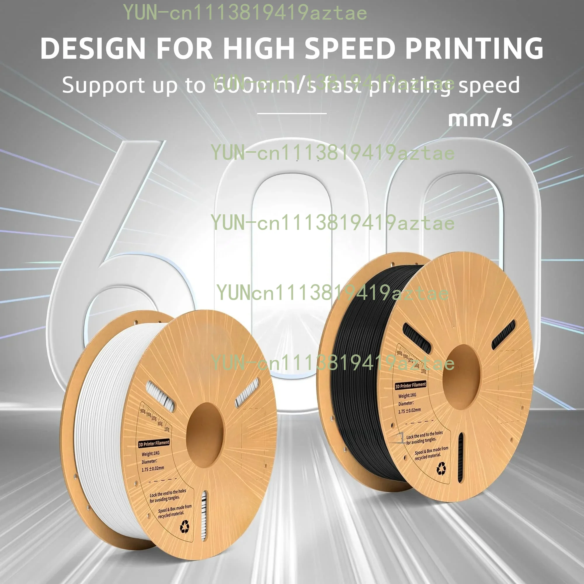 2026 NEW  Rapid PLA+ 3D Filament 1.75mm 1kg Cardboard Spool PLA+ Plus 3D Printer Filament For Fast 3D Printer