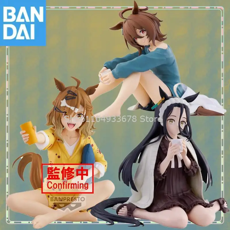 

Bandai Umamusume: Pretty Derby Relax Time Movie Edition Manhattan Cafe Jungle Pocket PVC Figure Model Collector Figurine Toys