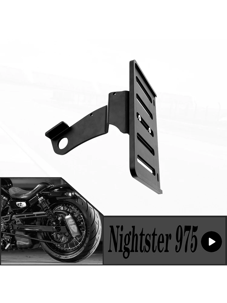 For Harley Nightster 975 22-UP RH975 Registration Bracket Support Frame Accessory Motorcycle Side Mounting License Plate Holder