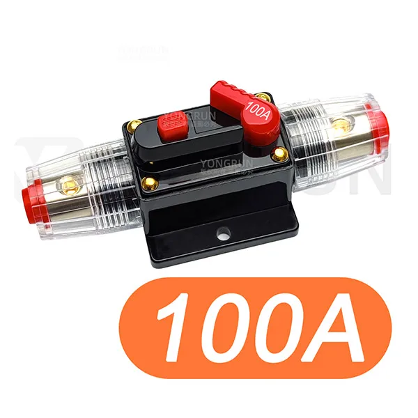 20a Tot 150a Stroomonderbreker Met Handmatige Reset Voor Auto Audio Systeem Waterdichte Maritieme Stroomonderbreker Reset Zekering 12V 48V Dc