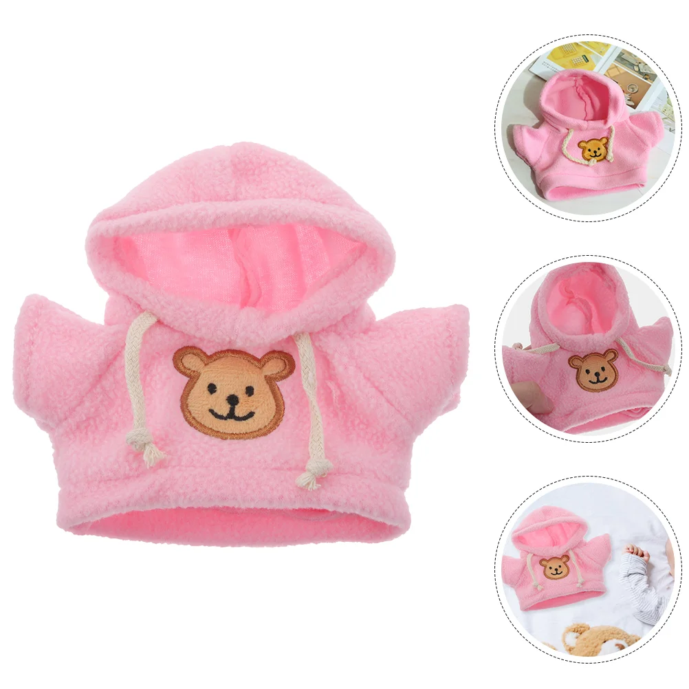 

Bear Clothes Compact Costume Small Stuffed for Decor Lovely Reusable Shirts Decoration