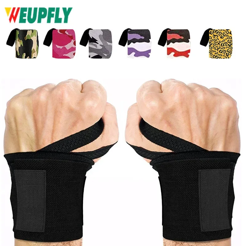 Bandage Wrist Wraps Support Men And Women Weight Lifting Crossfit Strength Training Grip Professional Heavy Duty Bodybuild