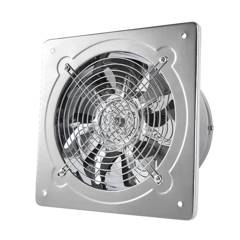 6\'\'7\'\'8\'\' Booster Blower Fan Extractor Exhaust fan Ventilation Pipe Fan Toilet Kitchen Wall Window Stainless Steel Fan