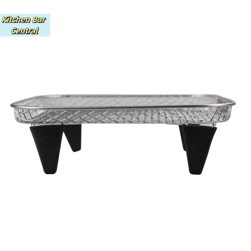 【4/6/8Pcs Silicone Feet Steam Protector Dewatering Rack Buffer Pad Dehydrator Racks Tabs Air Fryer Tray Bumper】