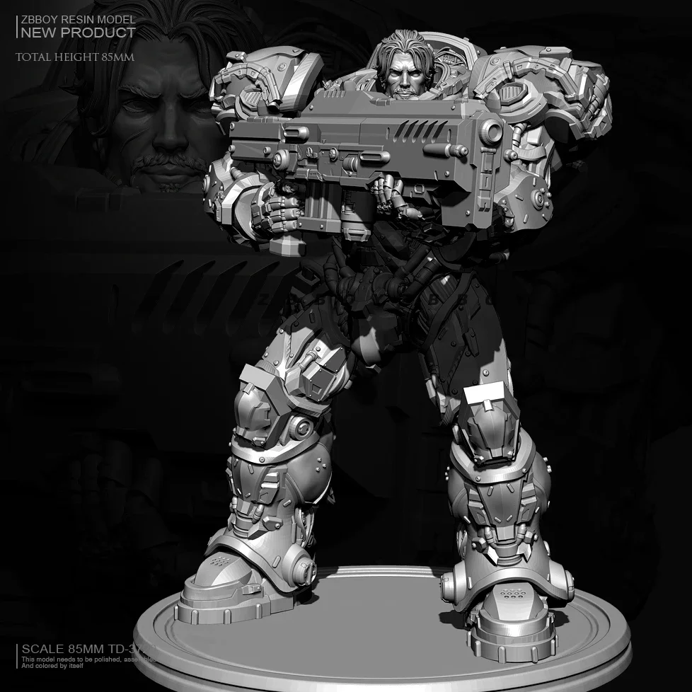 

85mm Resin model kits figure colorless and self-assembled TD-3720