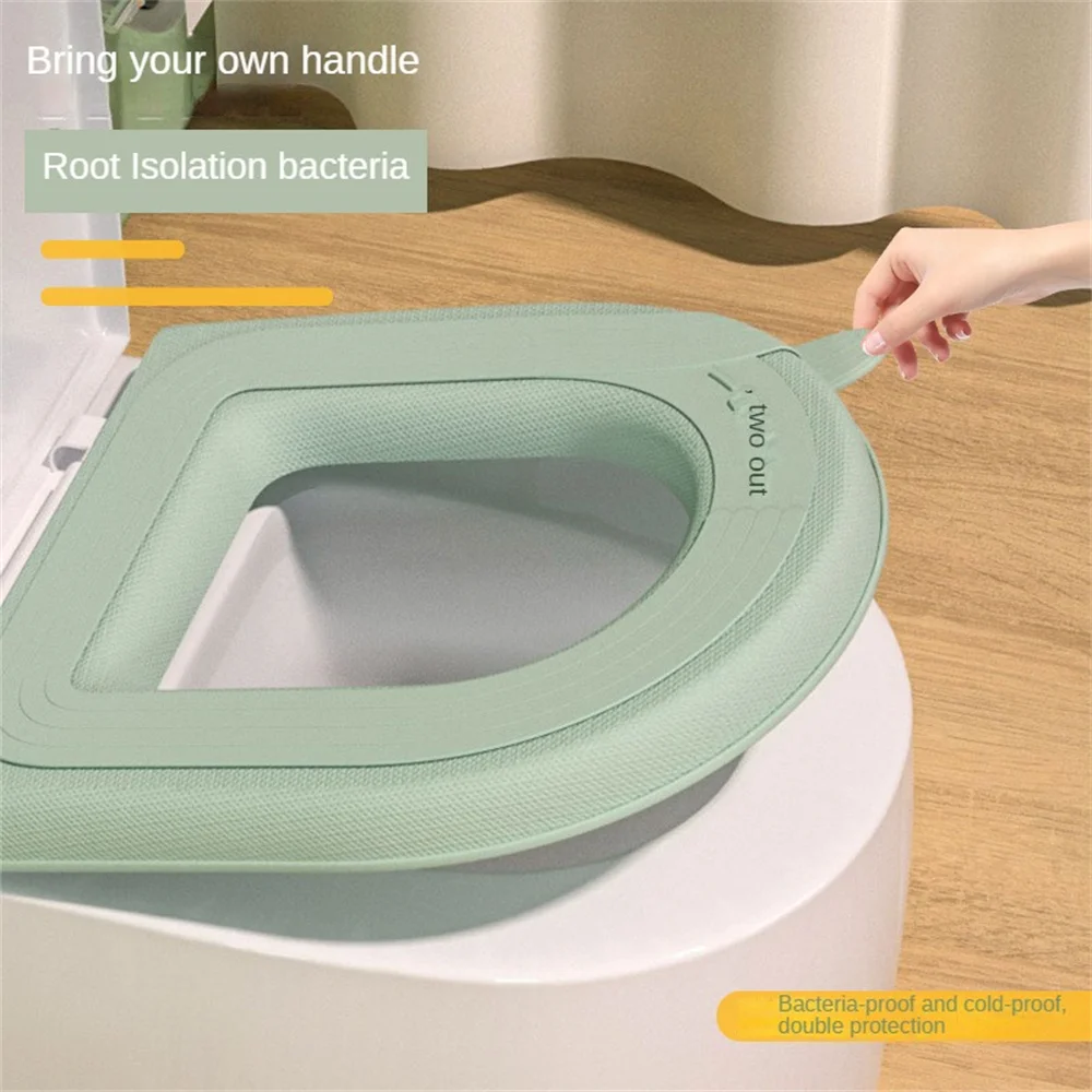 Eva Toilet Seat Cover Mat Summer Winter Warm Soft Washable Closestool Mat Seat Case Toilet Lid Pad Bidet Cover Bathroom Accesso