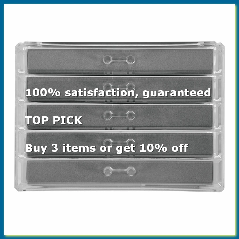 Jewelry Organizer with 5 Drawers Clear Acrylic Jewelry Box Gift Stackable Velvet Earring Display Holder