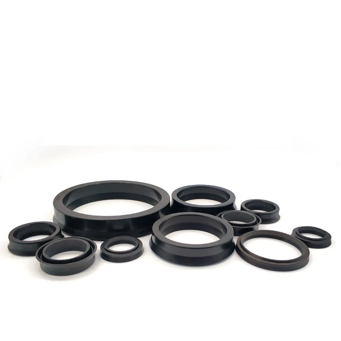 1PCS High 15-19mm Nitrile Rubber Hydraulic Oil Seal UPH Universal Sealing Ring Gasket For Shaft Hole ID 110-180mm  OD 130-205mm