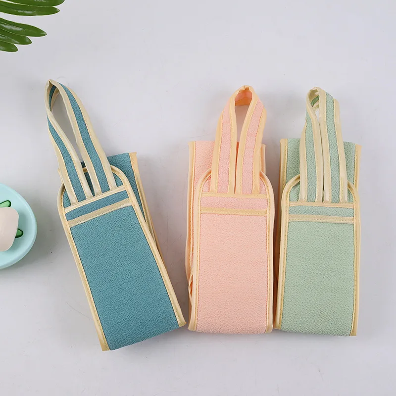 منشفة استحمام الكبار قوية الطين إزالة التلوث منشفة استحمام التراجع قطاع كرة استحمام مجموعة منشفة استحمام الإناث على الوجهين #4