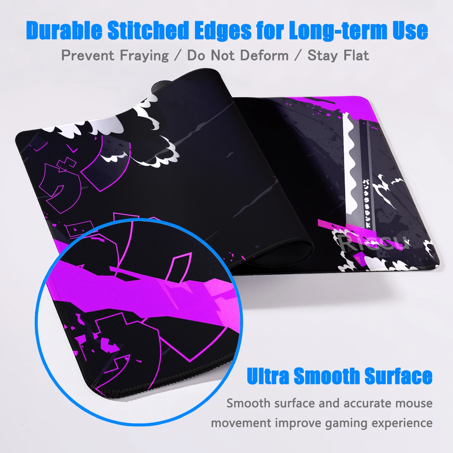 Japanese Samurai Katana Mouse Pad Aesthetic Gaming Desk Accessories Laptop Accessories E-Sports Keyboard Mat Gamer Extended Rug