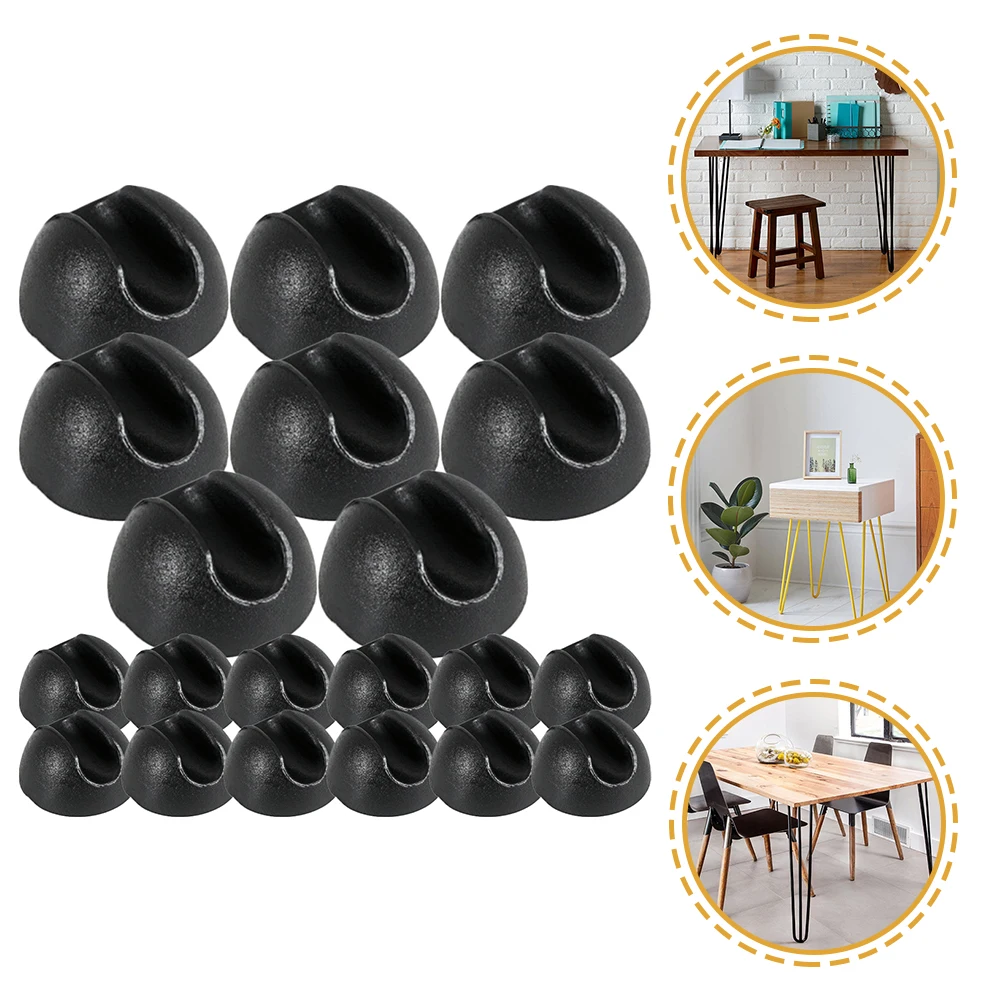 

20pcs Chair Foot Covers Non-Slip Furniture Feet Protectors Durable Chair Leg Caps For Tables Sofas Beds Floor Protecters Easy