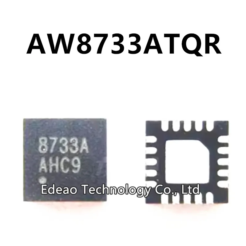 10-100PCS/Lot NEW AW8733ATQR QFN-20 Marking：8733A   TQFN-20L-EP(3x3)  AW8733 AW8733A SMD