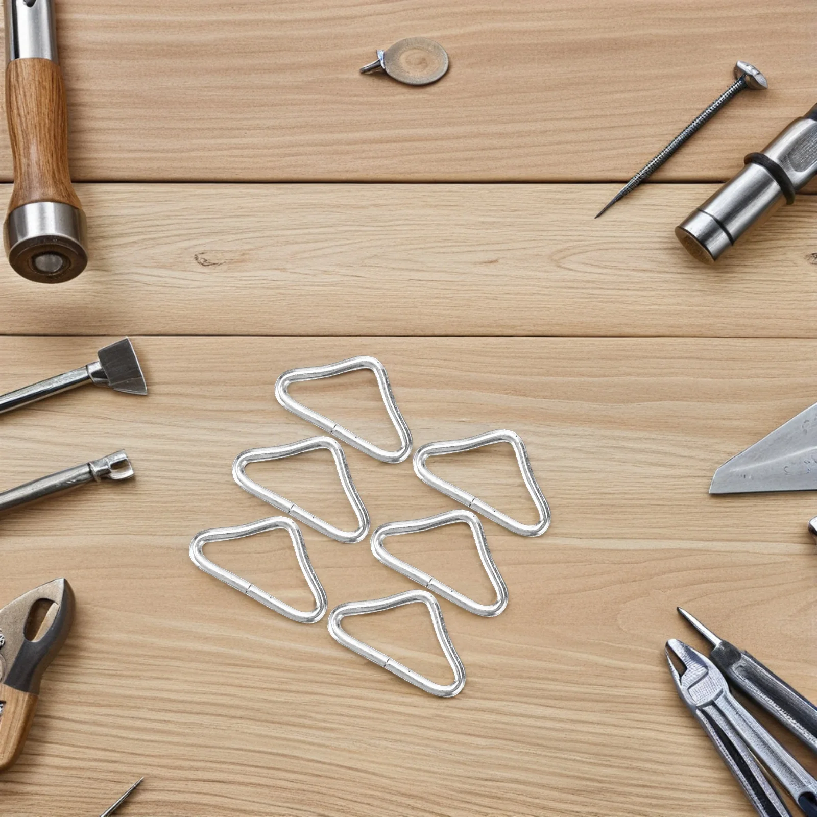 72 peças clipes triangulares de metal de alta durabilidade kit de acessórios de trampolim conexão segura anéis em forma de v anéis triangulares