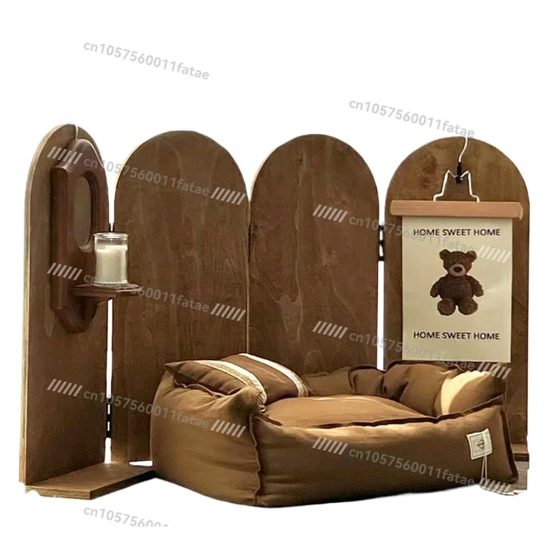 Low Screen Multi-purpose Background Board Pet Store Same Partition Folding Set Photo Small Screen
