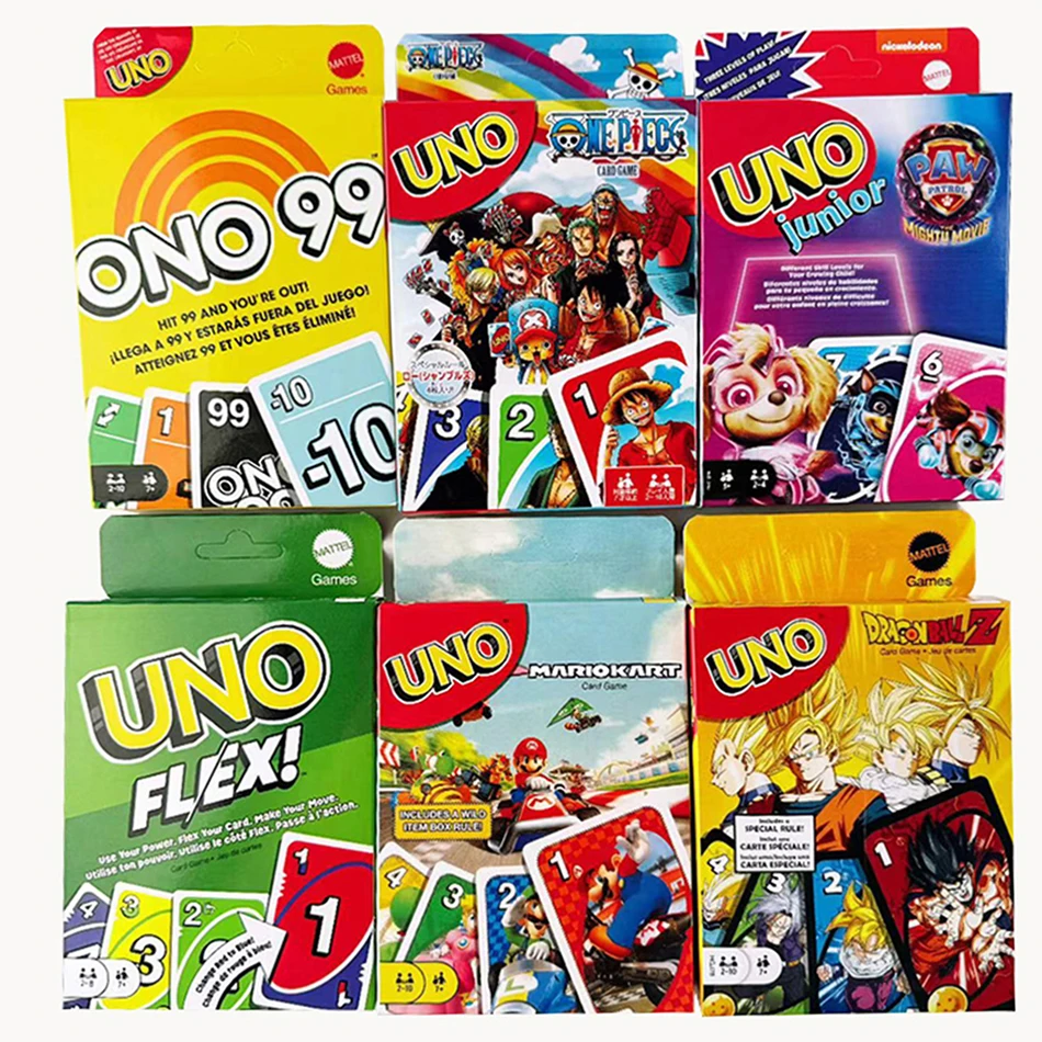 UNO Dragon Ball Z Matching Card Game SHOWEM NO MERCY Multiplayer Family Party Boardgame Funny Friends Entertainment Poker