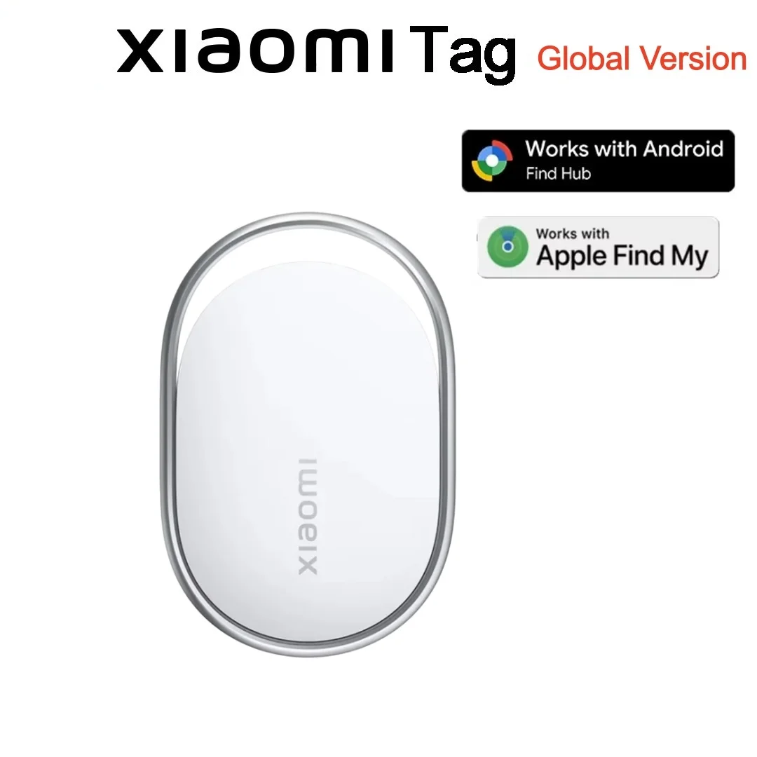 

Глобальная версия Xiaomi Tag: Умный трекер для предотвращения потерь, совместимый с Apple Find My и Google Find Hub, водонепроницаемый, Bluetooth 5.4