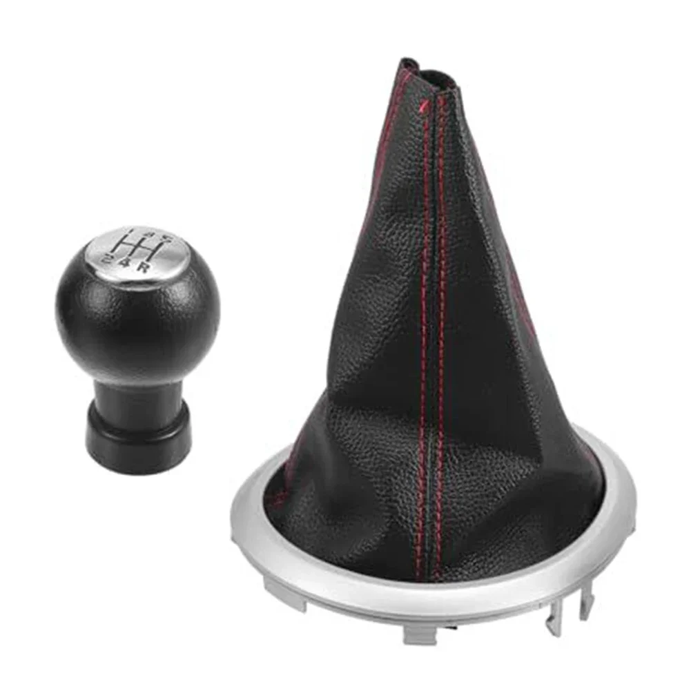 

Car Interior Shifter Cover Shift Lever Replacement 5 Speed Shifter Chrome Shift Knob Designed For SUZUKI Swift