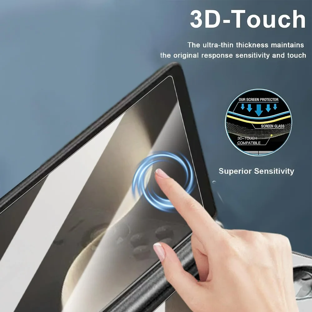 1-6PCS Game Console 9H Tempered Glass Screen Protectors for AYN THOR Anti-scratch for THOR Dual HD Clear Screen Protective Film