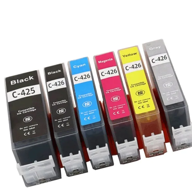 

Картриджи PGI-425 CLI-426 подходят для Canon MG8140 IX6540 MG6140 IP4840 MG5140 MG5240 MX884