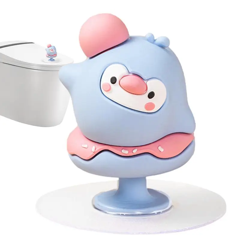 Toilet Seat Cover Lifter Cute Cartoon Avoid Touching Lid Lifting Device Bathroom Toilet Accessories For Home Hotel Travel Easy