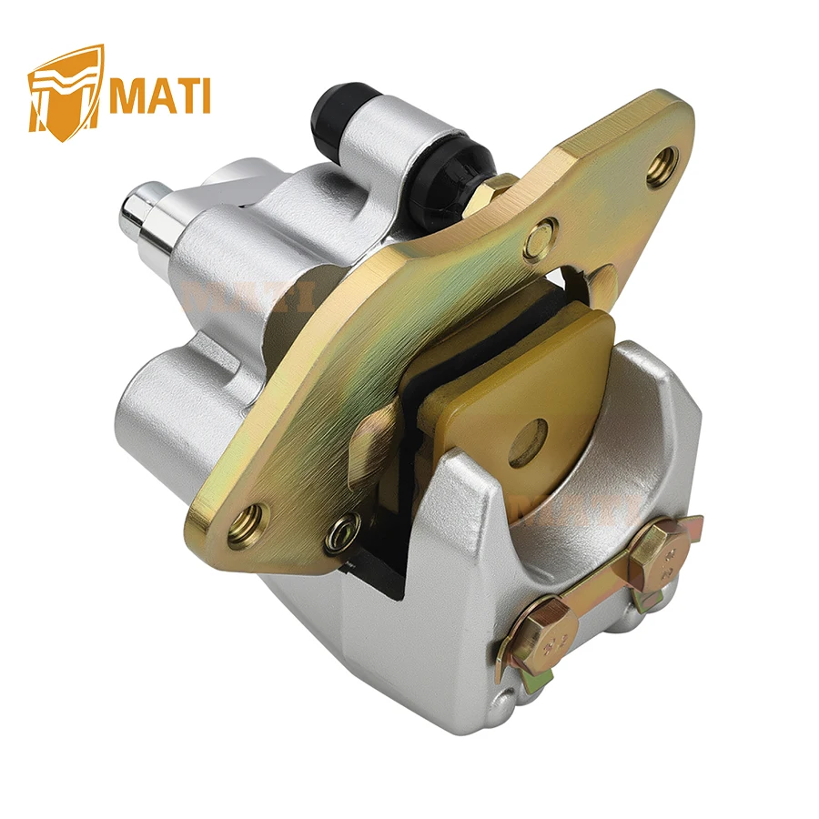 Rear Brake Caliper with Pads for Yamaha ATV Raptor 125 250 350 YFM125 YFM250 YFM350 5YT-2580W-10-00 without Parking Brake