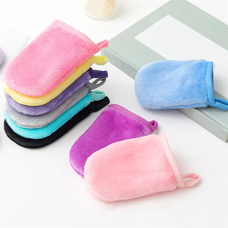 Face Deep Cleaning towels for baby Reusable Makeup Remover Glove Soft Microfiber Cleansing Makeup Removing Cleaning Towel