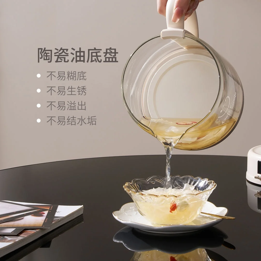 دايو 220 فولت 100 واط 1.5L فقاعة صغيرة وعاء الصحة العلمية لطيف الحساء متعدد المرحلة تعديل درجة الحرارة ضوء الصوت المغذي