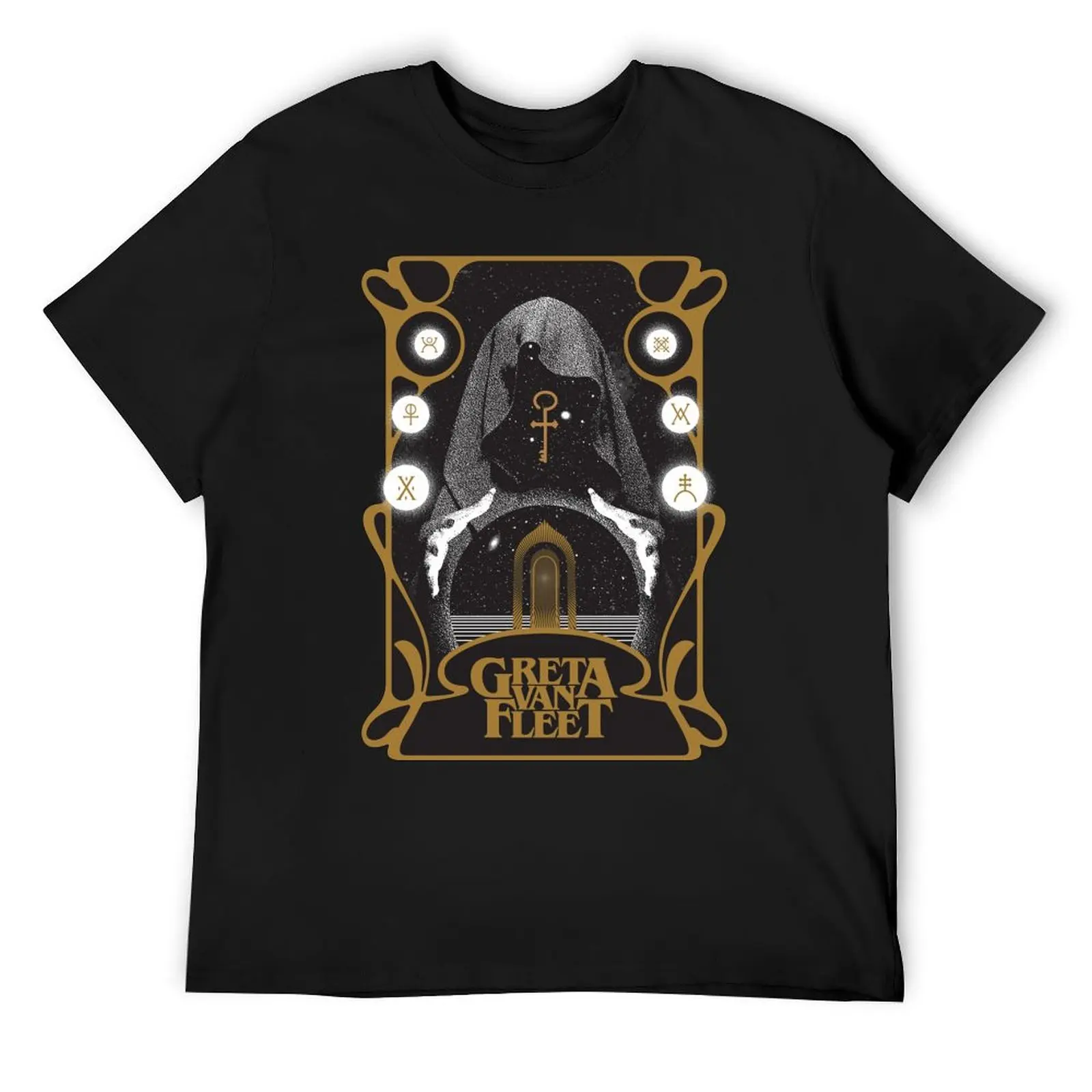 

heat above <greta van fleet> vinyl highway tune T-Shirt blanks sweat summer top cotton t shirt men
