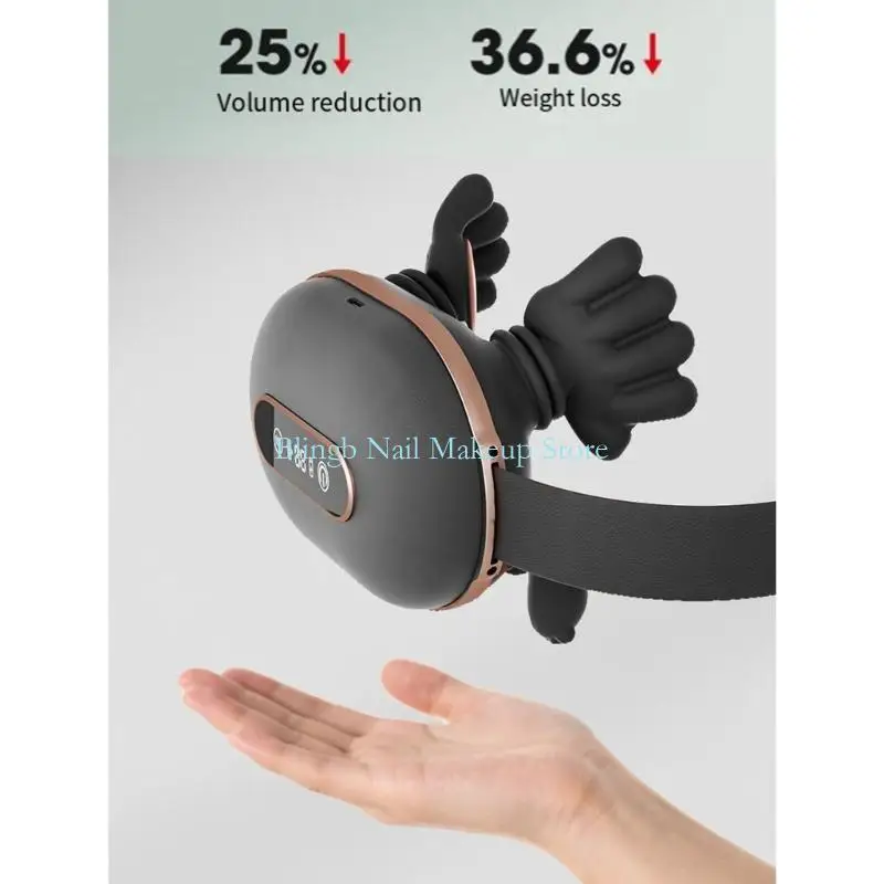 

28TA Роскошный массажер с подогревом, портативный рефлексологический массажер для шеи и спины, электрический формовочный массаж