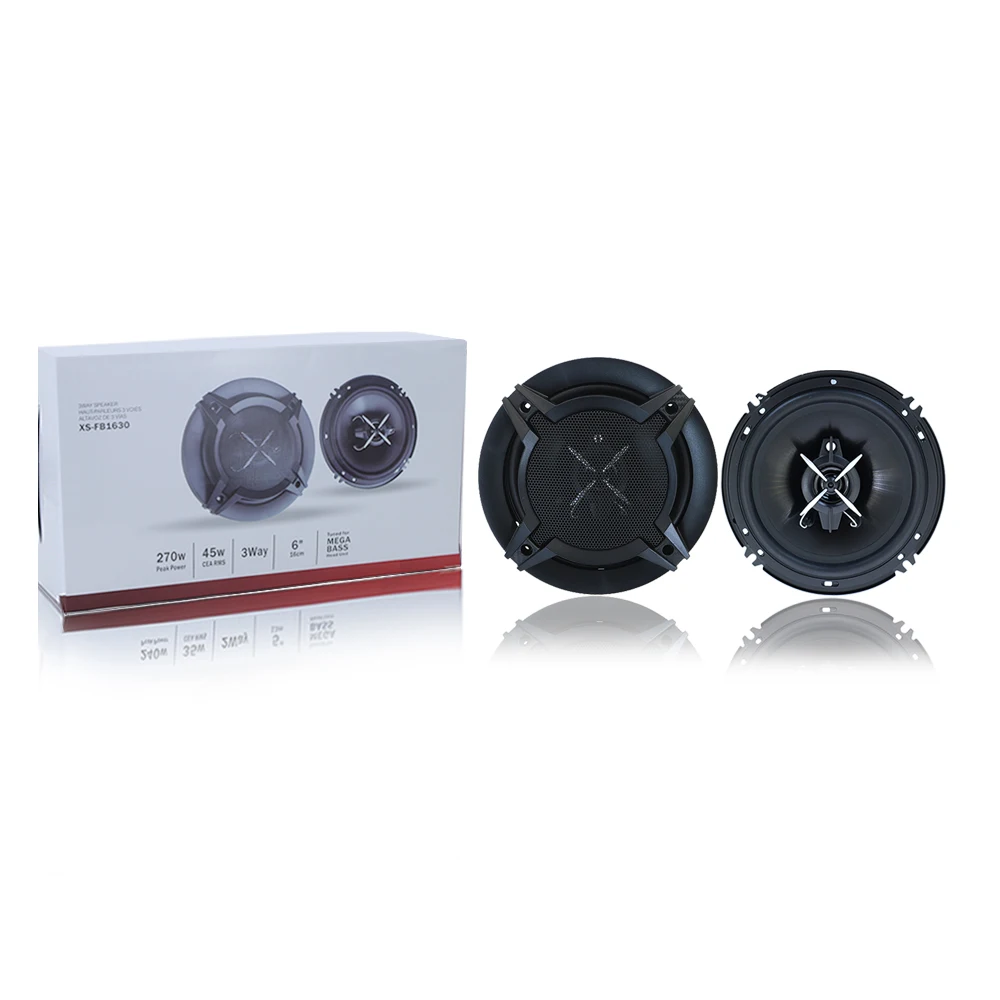 

Wholesale New Design High Quality 6 Inch 3-way Car Coaxial Speaker (XS-FB1630)