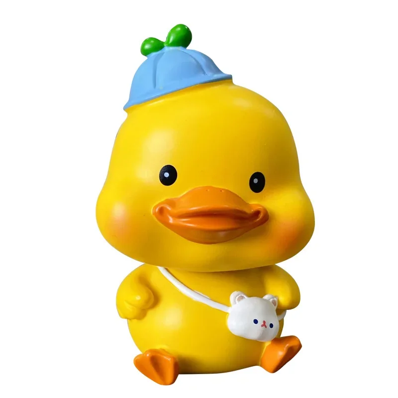 Duckling Shook His Head Car Decoration Cute Doll Creative Home Furnishings Desktop Decorations Gifts for Friends and Classmates