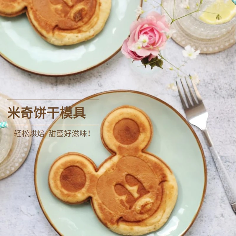 Disney Mickey Minnie Mouse Stainless Steel Biscuit Mould Cake Mould Diy Baking Utensils Cookie Cooking Accessories Pie Mold 5pcs