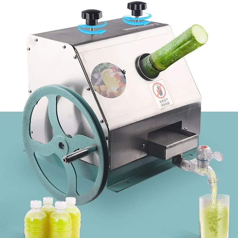 Manual sugarcane juicer commercial sugarcane juice sugar cane juicer making mach ine Stainless steel juicer