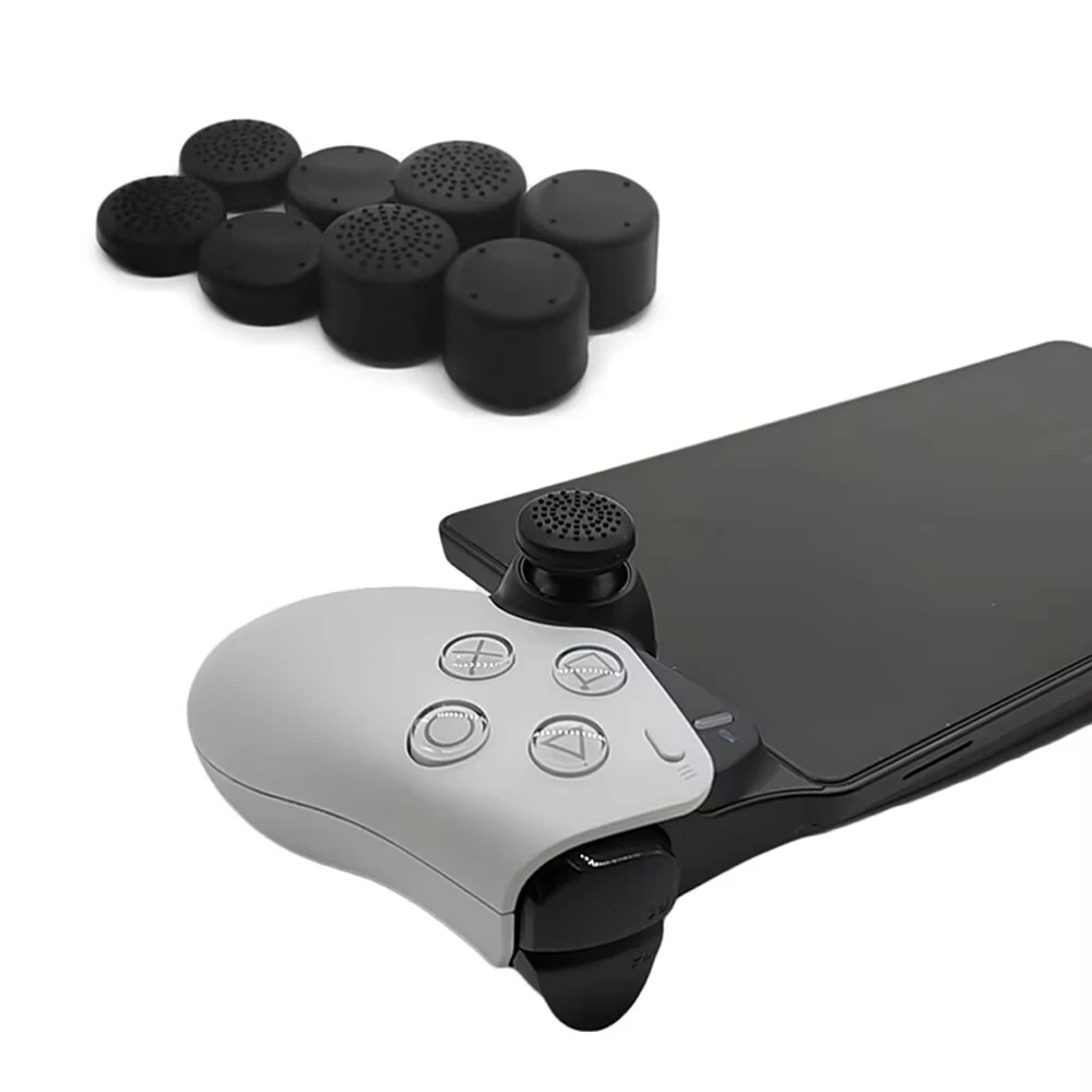 8 في 1 سيليكون الإبهام قبضة عصا التحكم غطاء عصا التناظرية لملحقات ألعاب حماية بوابة PS5