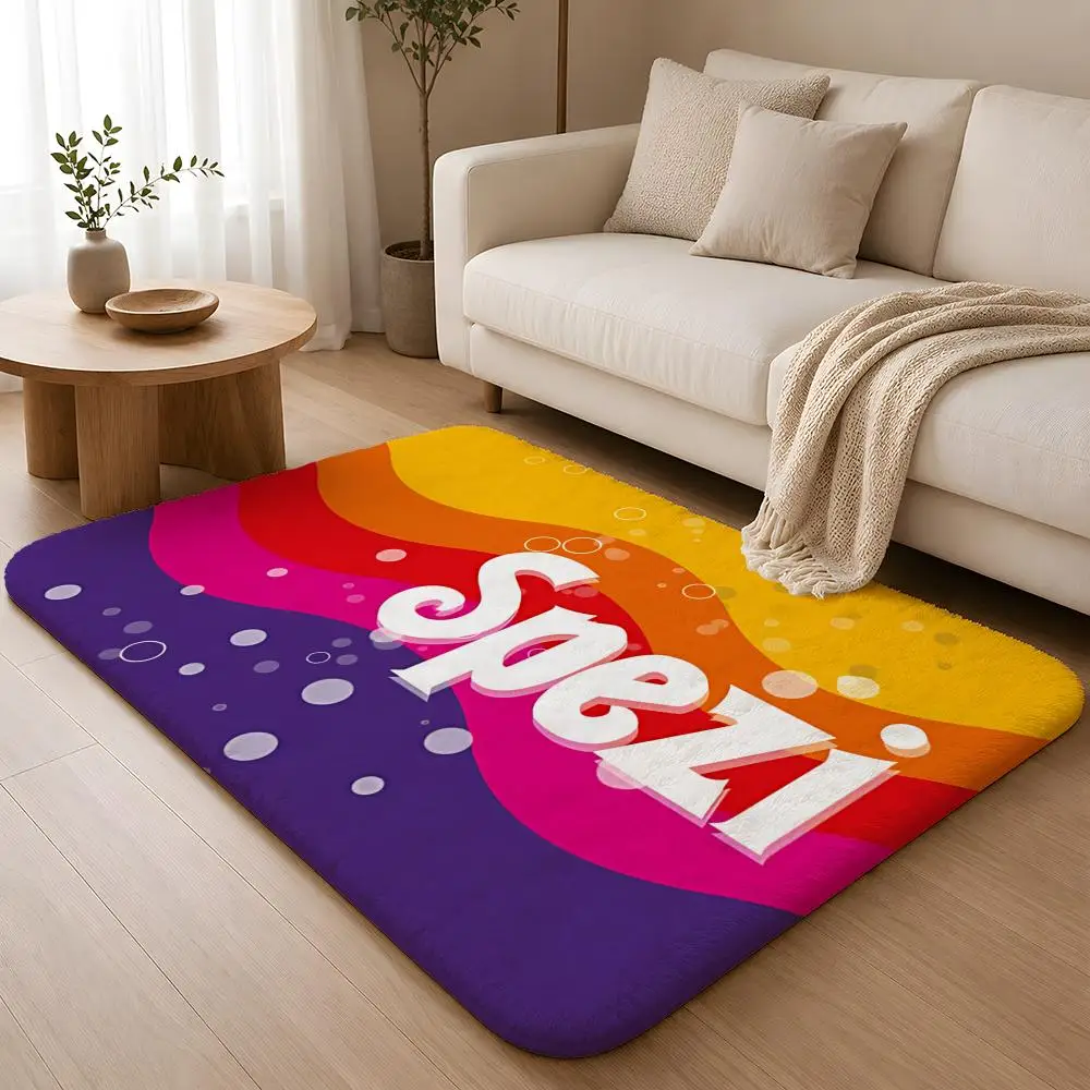 logo P-paulaner S-Spezi Floor Mat Soft Flannel Rug Non Slip Washable Quick Dry Mat for Bathroom Bedroom Kitchen Home Decor