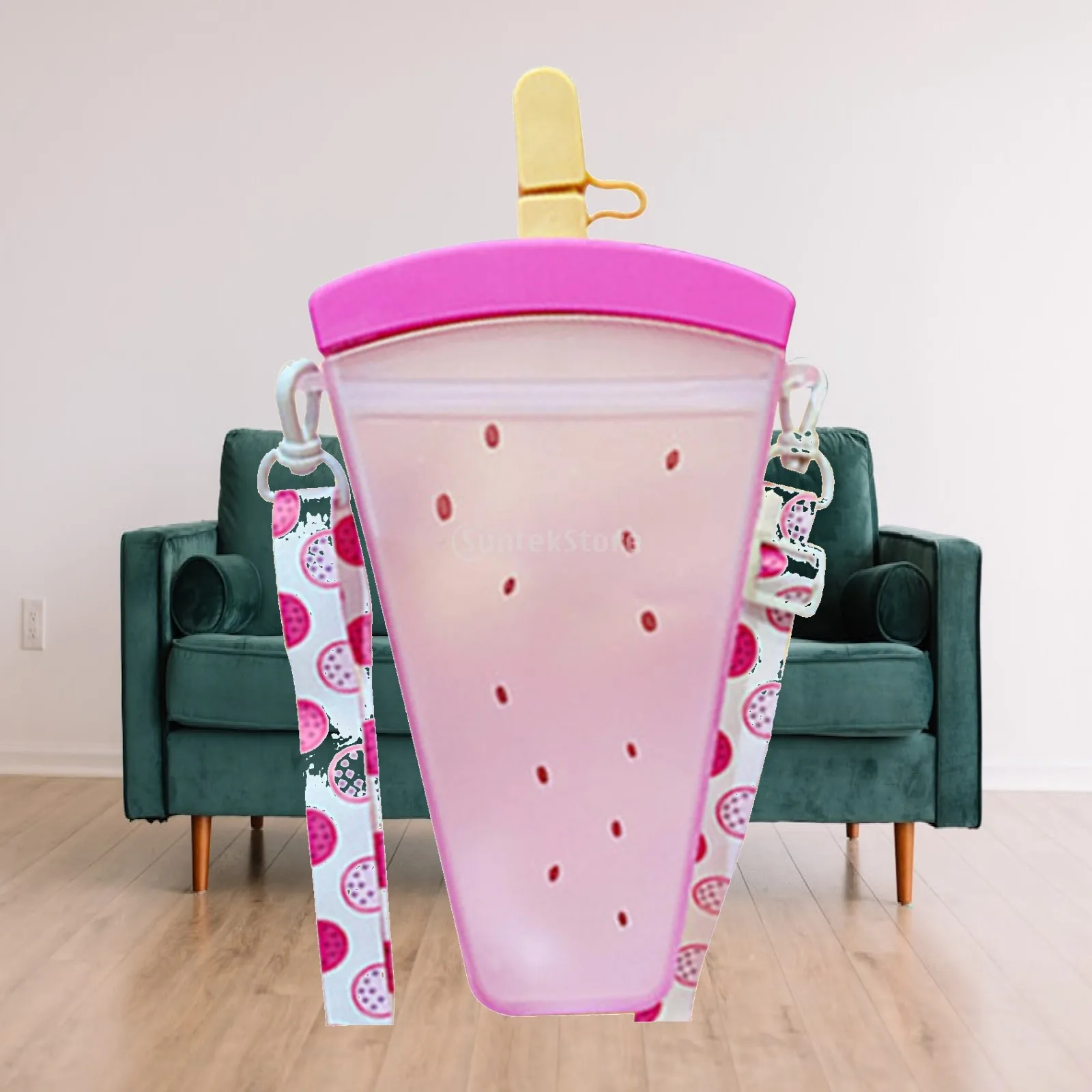 Water Bottle with Straw Girls Drinking Bottle for Backpacking Sports