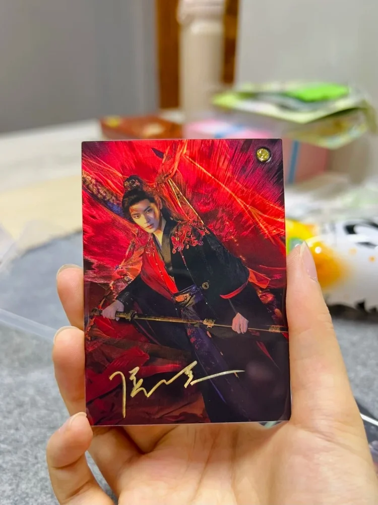 Key To The Phoenix Heart, authentische Sammelkarten aus dem Film „Iqiyi Que Gu“, Amy, Xie Jiayu, Hou Minghao & Xiao Wuyi, Porträtfotokarten.