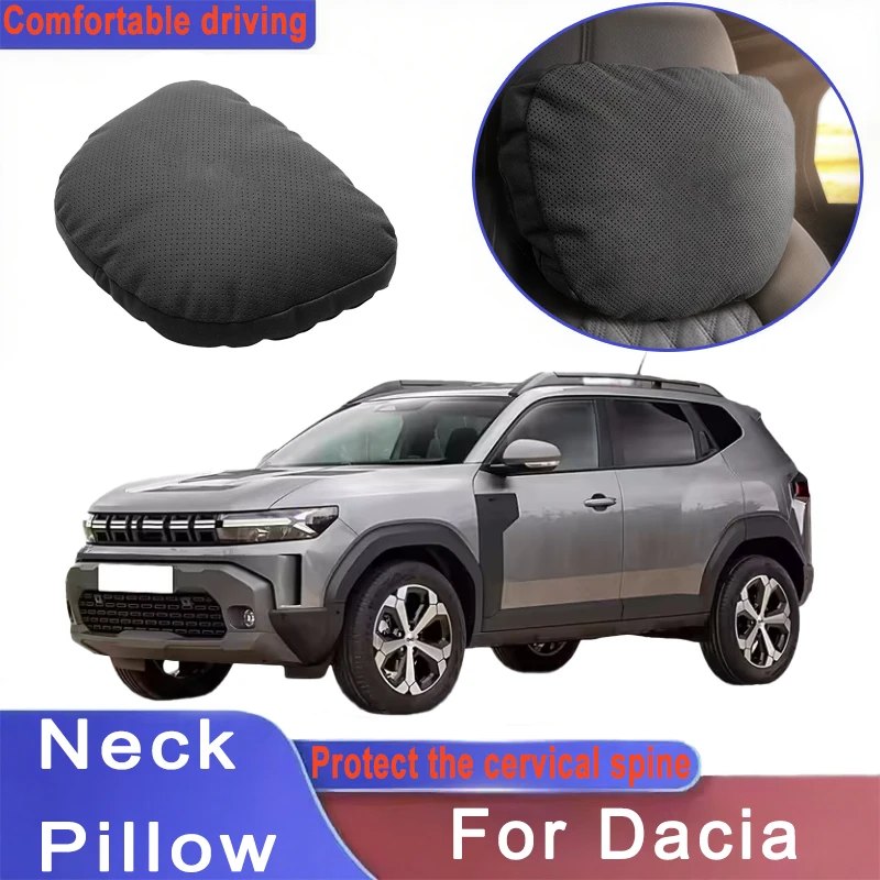 

Car Headrest Neck Support Seat Lumbar Cushion Neck Pillow Auto Interior Accessories For Dacia Duster Lodgy Logan Jogger Samdero