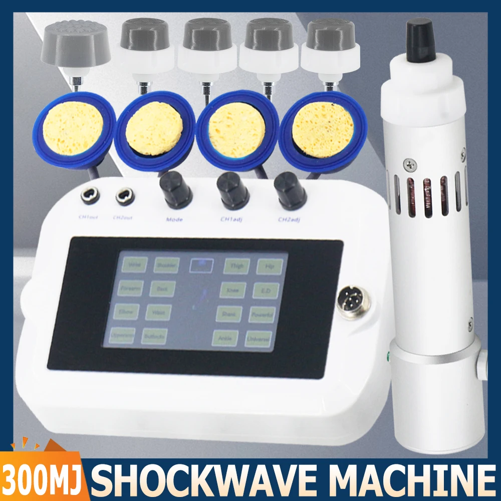 

300MJ Shockwave For Erectile Dysfunction Professional Shock Wave Therapy Machine Elbow Pain Relief ED Treatment EMS Massager New