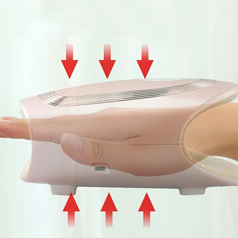 جهاز تدليك طبيعي محمول قابل لإعادة الشحن، أداة يدوية ذكية مضغوطة ساخنة للاسترخاء الإجمالي #6