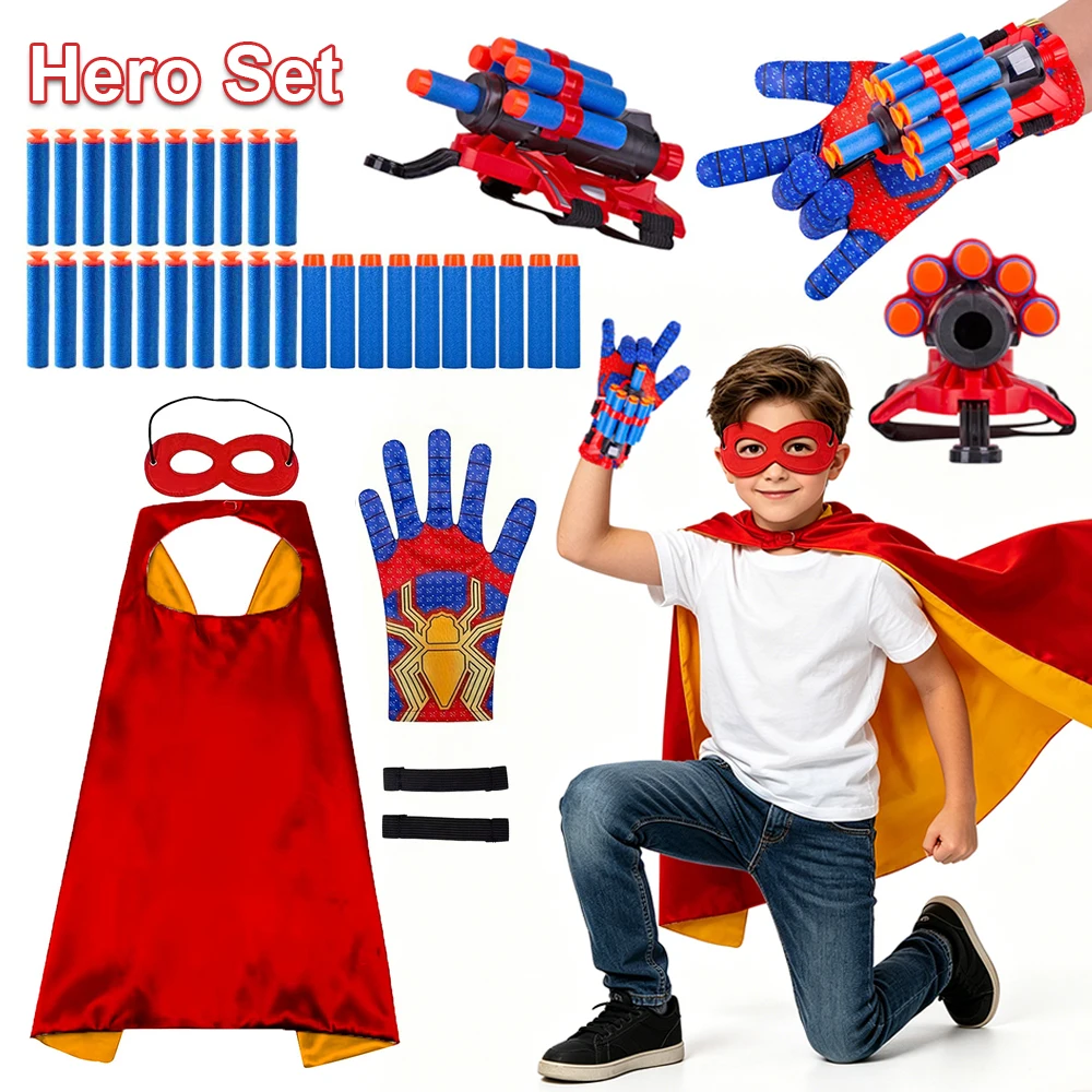 

Multiple Sets of Masked Hero Role-Play Props, Hero Role-Play Spider Costume Set, Halloween Hero Costume, Stage Performance Set, Holiday Party Costumes and Props, Perfect Gift Set, Birthday Gift, Holiday Gift, Halloween Gift, Christmas Gift
