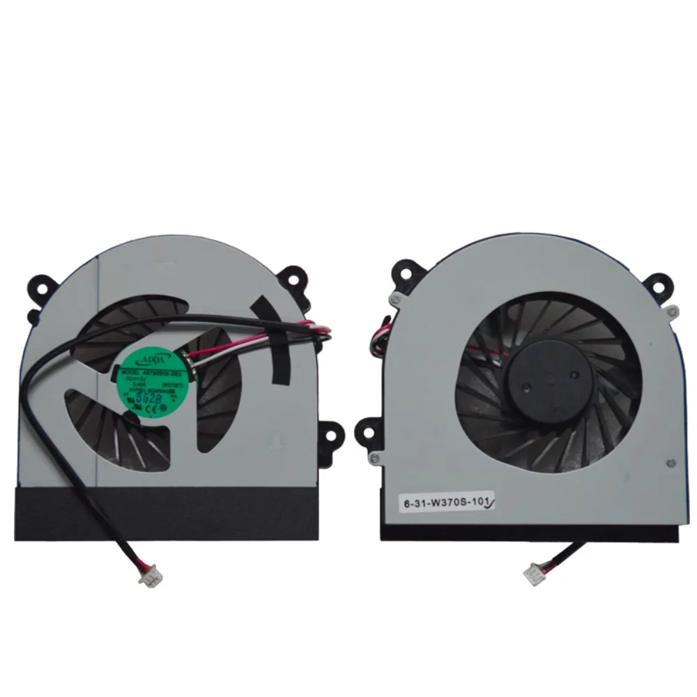 Replacement Laptop Cooling Fan for Hasee K660E K650S K650C K590S W370S K750S K710C Series ABT905HX-DE3