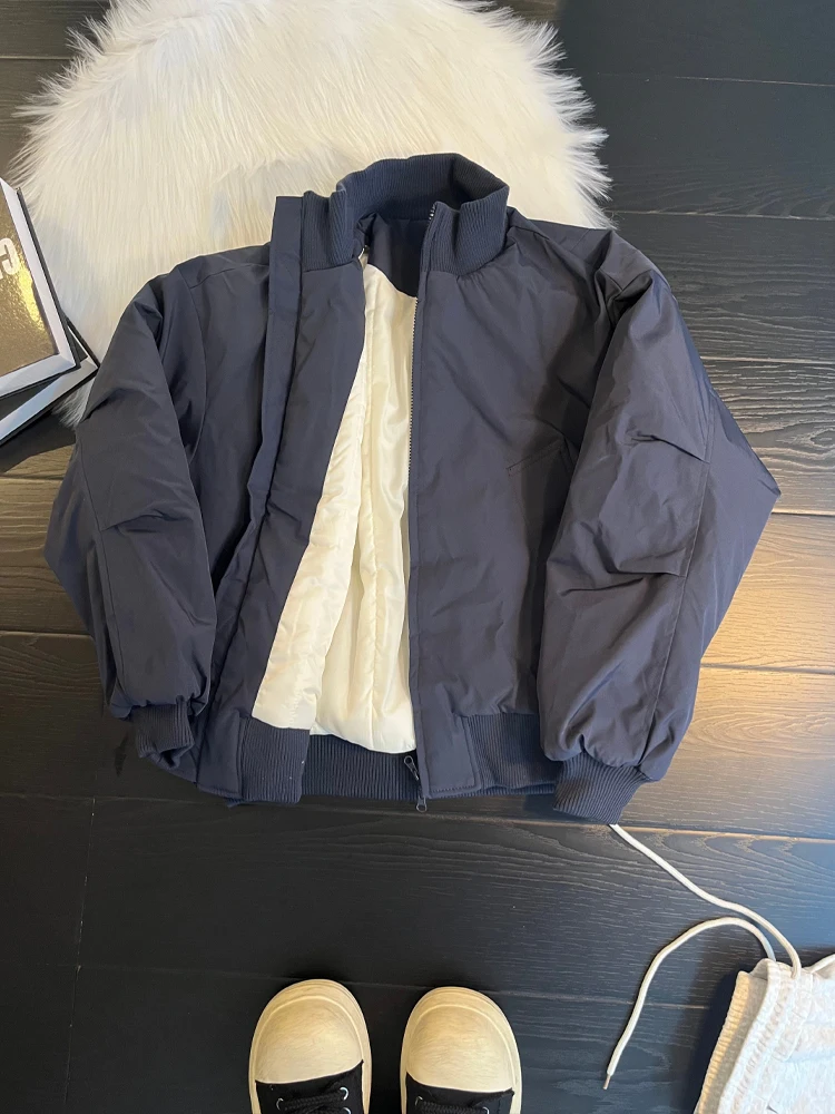 American Sle ort Cotton Jaet Cappotto da uomo autunno inverno Faion Brand High ape oulder Ball Game Cappotto capispalla casual