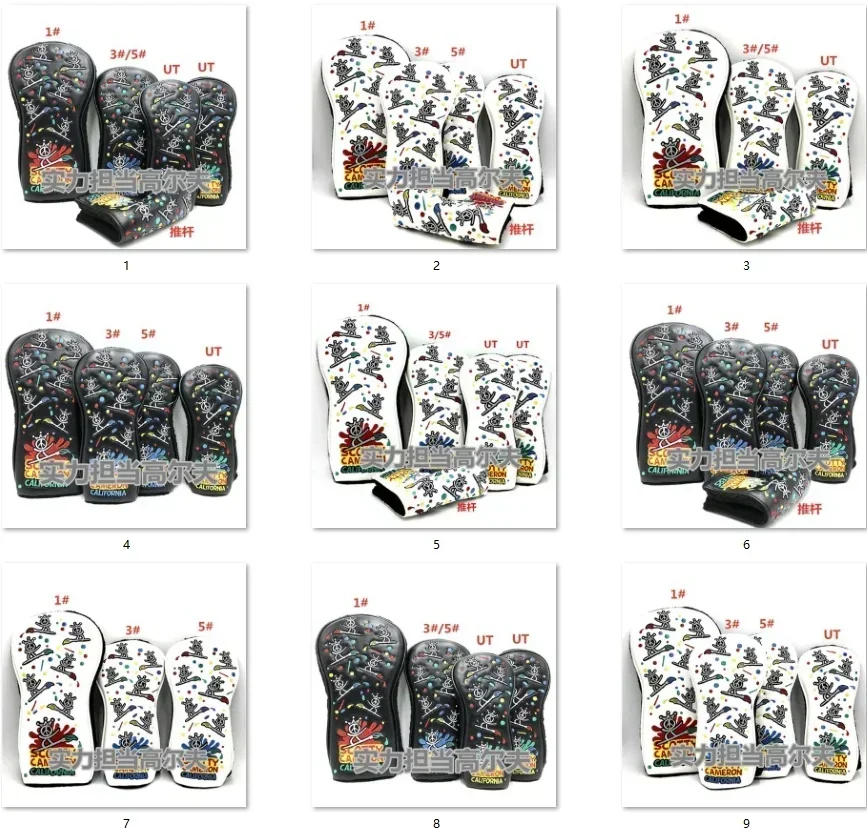 

Golf Accessories Headcover for No. 1 No. 3 No. 5 Fairway Wood Driver UT Putters