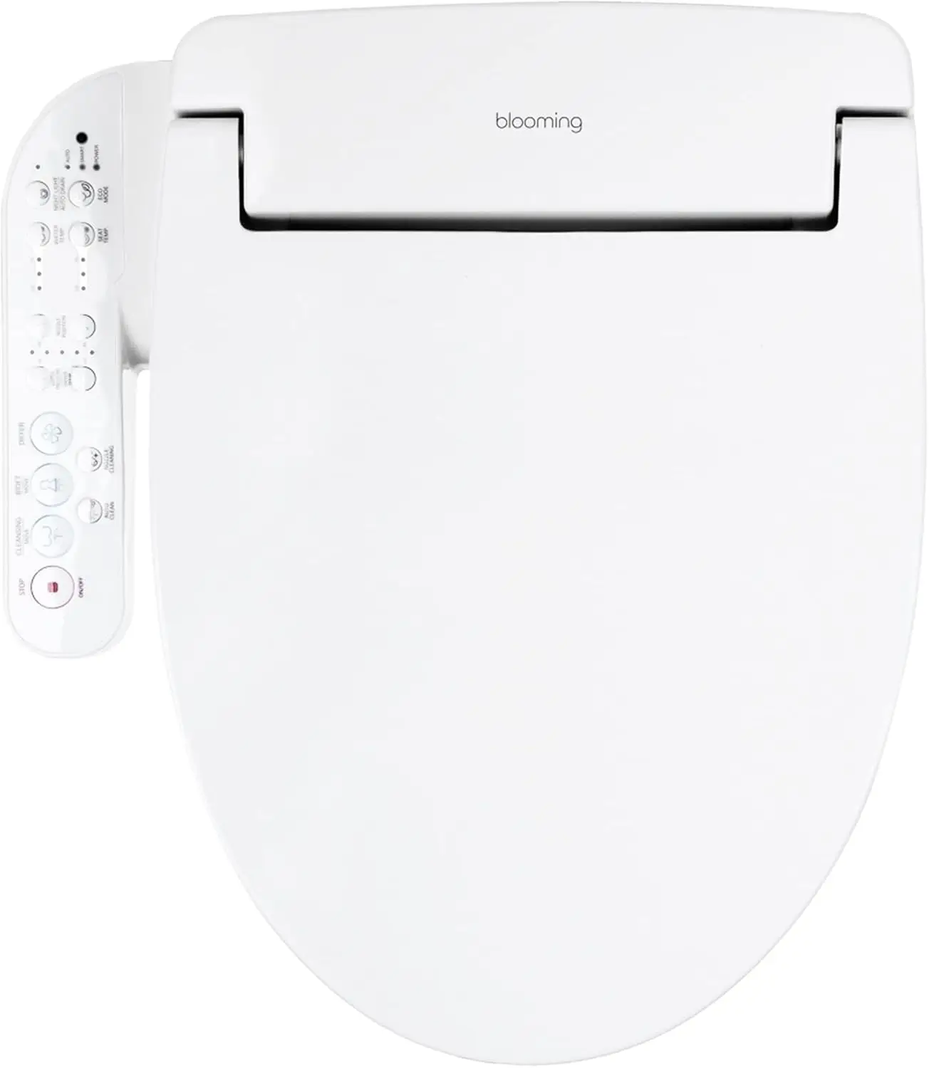 

Toilet Seat *Round* Warm Water with Stainless Steel Nozzle, Warm Air Dryer, Heated Toilet Seat, Sittable Lid, Nightlight