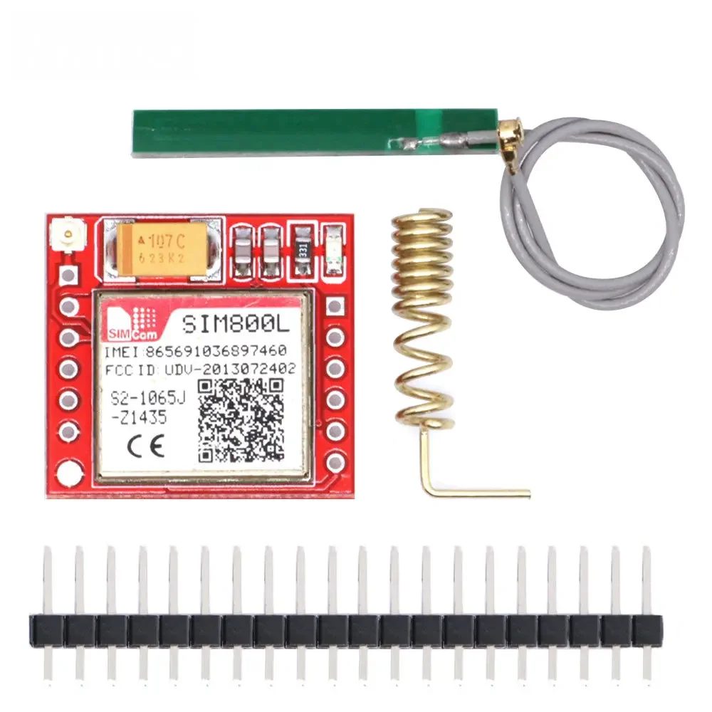 Smallest SIM800L GPRS GSM Module MicroSIM Card Core BOard Quad-band TTL Serial Port with the antenna