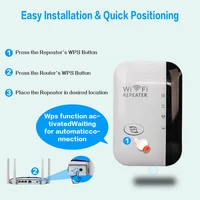 Stabilization 300Mbps Wireless WIFI Repeater Remote Wifi Extender WiFi Amplifier 802.11N WPS Long Range WiFi Booster Amplifier 6