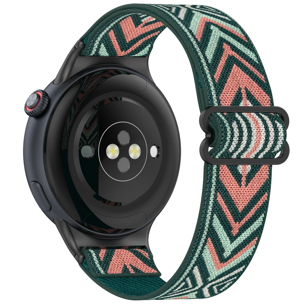 حزام نايلون مرن مضفر لساعة vivo Watch5 / IQOO 5 سوار معصم رياضي قابل للتعديل #5